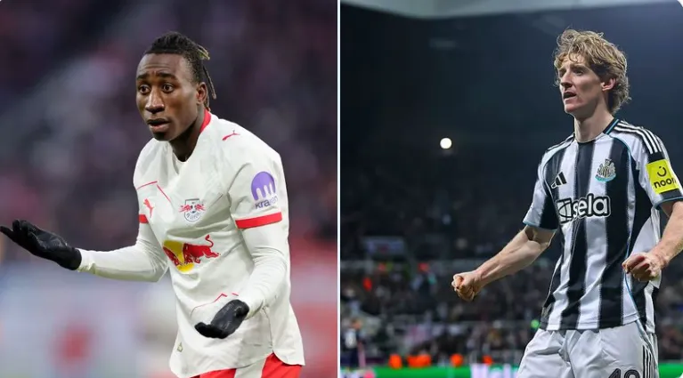 开云体育-记者：今夏左边锋引援除迪奥曼德外，曼联也看好纽卡的戈登